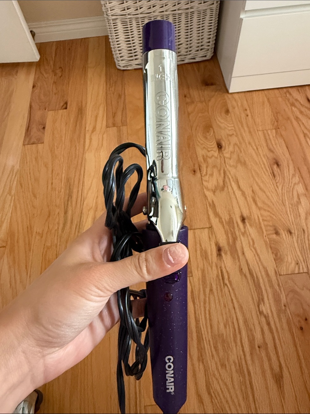 Conair Purple 1-inch Curling Iron – Professional Styling Wand